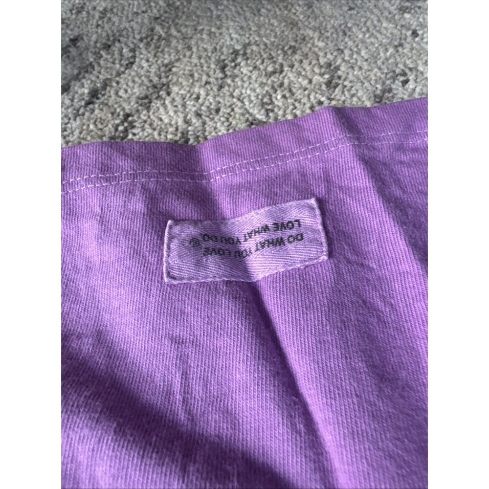 Life is good woman's XL long sleeve t shirt light purple Crusher Tee Beach Gear - Picture 4 of 6